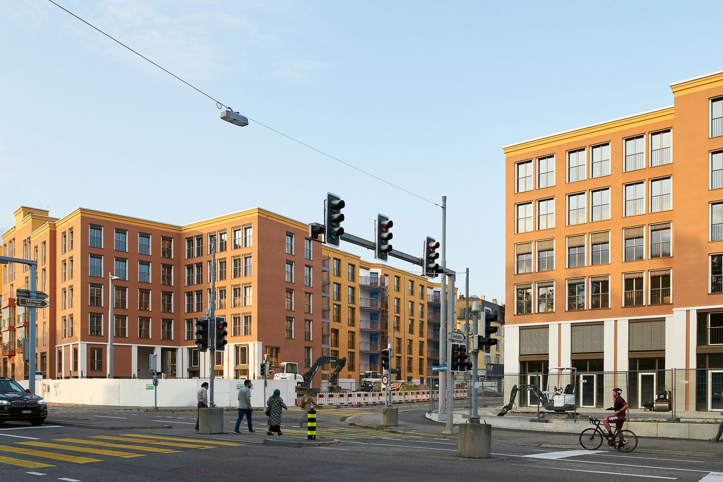 Siedlung-Hornbach-Zuerich-Aussensicht